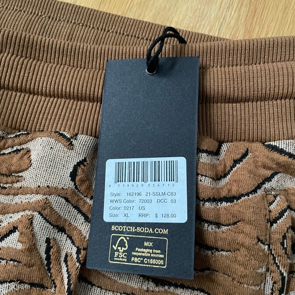 Scotch & Soda Jacquard Sweatpants Size XL - Picture 6 of 6